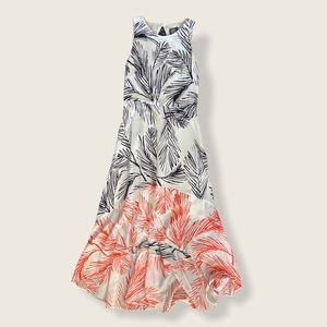 NWOT Vince Camuto Fit & Flare High Low Dress Sl…